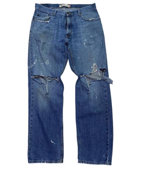 Other Designers Levi's × Levi's Vintage Clothing × Vintage - Vintage Levi's Single R 559 Distressed Painted Jeans