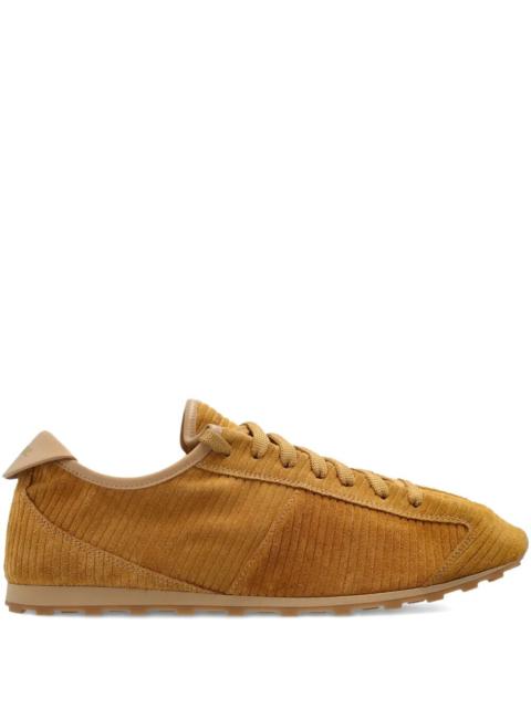 JACQUEMUS Jacquemus Men Le Tennis Sneakers In Soft Corduroy-Embossed Suede