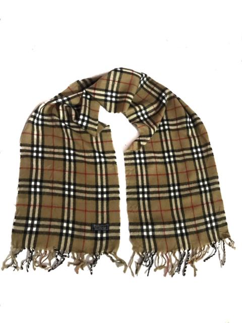 Other Designers Burberry Prorsum - Vintage Burberrys Nova Check Lambswool Scarf Muffler