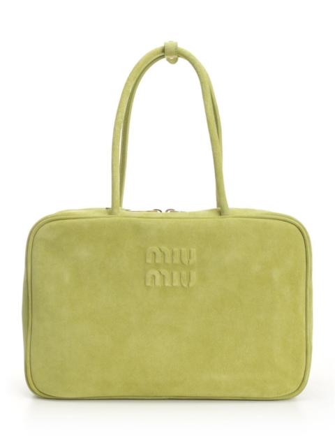 Miu Miu Miu Miu Women Medium "Beau" Suede Bag