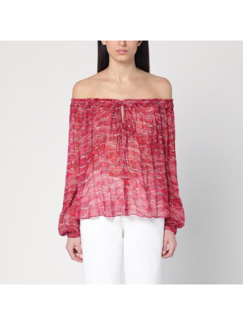 Isabel Marant Étoile Top Red Vutti With Print Women
