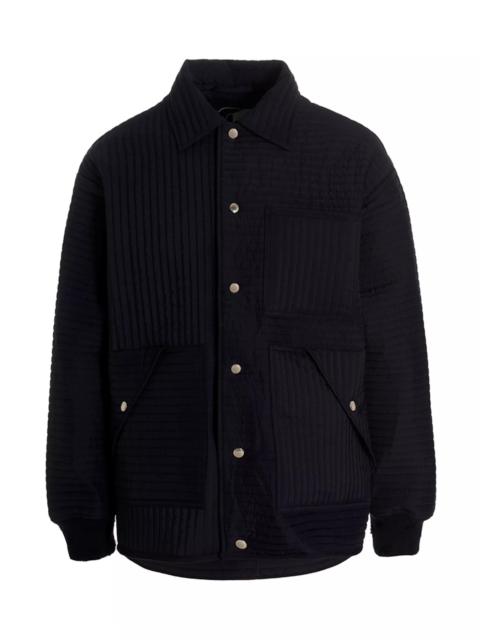 Khrisjoy 'Chore Quilted Stripes' down jacket