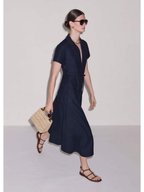 ME+EM Drawstring Midi Dress