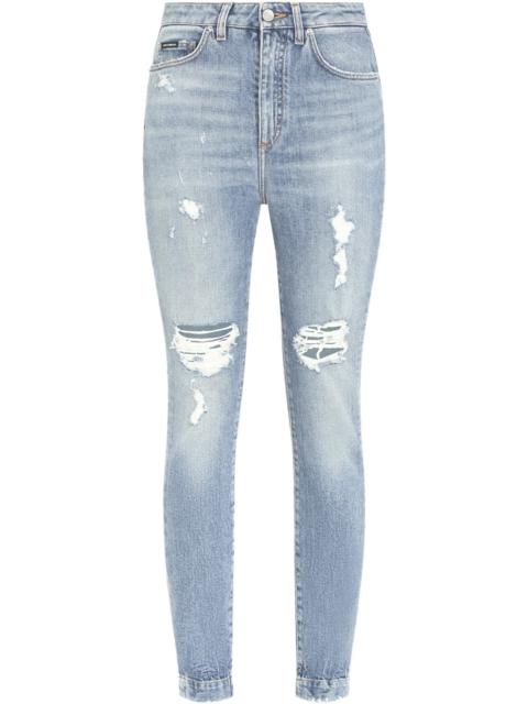 Dolce & Gabbana Audrey distressed skinny jeans