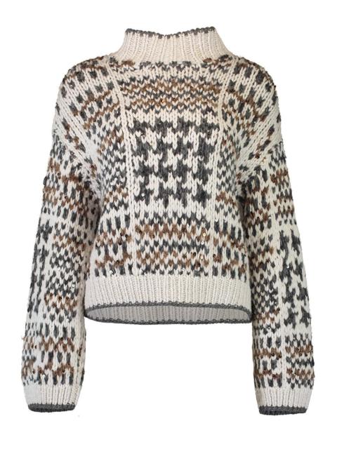 Brunello Cucinelli Prince Of Wales Opera Sweater
