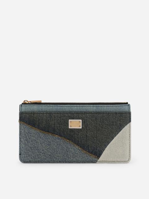 Dolce & Gabbana Large denim card holder