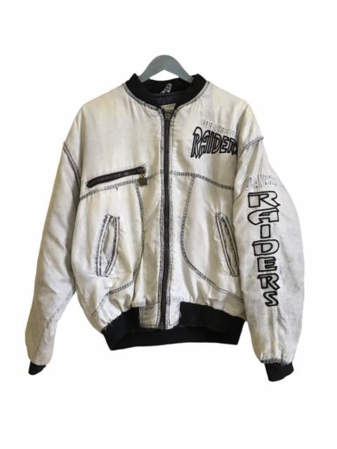 Other Designers Vintage Los Angeles Raiders Zipped Varsity Jacket