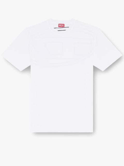 Diesel Diesel T-Boggy-Megoval-D Cotton T-Shirt White
