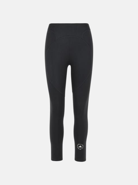 adidas 'TPR 7/8' BLACK POLYAMIDE BLEND LEGGINGS