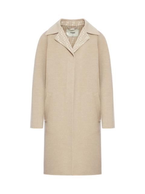 FENDI Coat Ff Double Wool