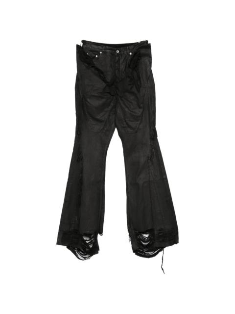 Rick Owens DRKSHDW Rick Owens Drkshdw Frayed Denim Jeans