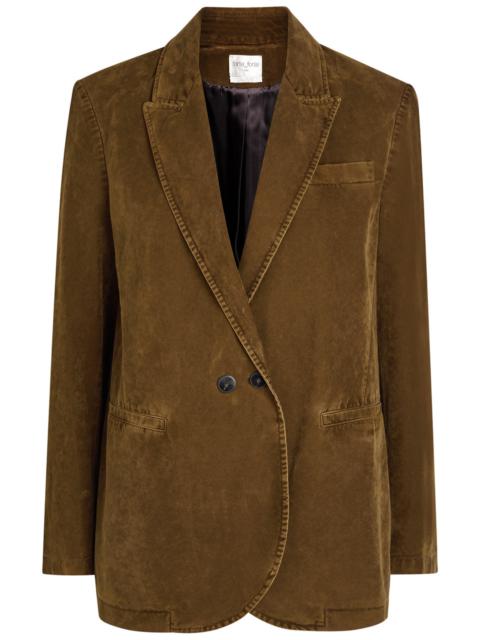 forte_forte Forte_forte Double-breasted Velvet Blazer