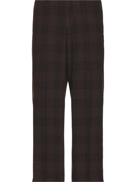 BEAMS PLUS Ivy Trousers Wide Recycle Wool Plaid