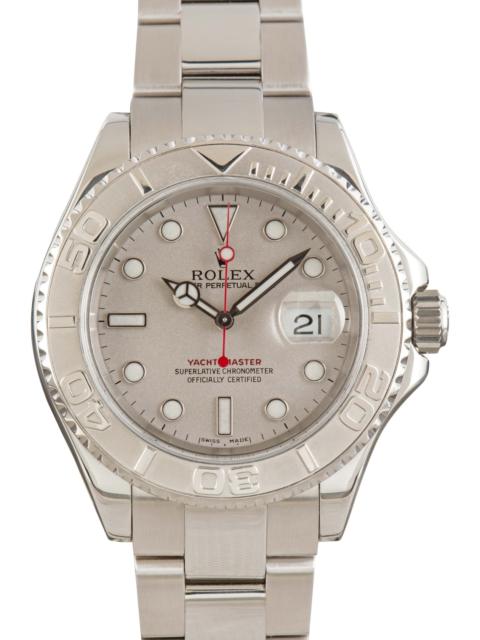 ROLEX Used Rolex Yacht-Master 16622 Platinum Dial