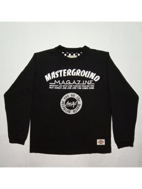 Other Designers Designer - MASTERGROUND X MEGAZINE Black Sweatshirt