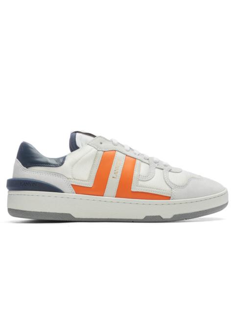 Lanvin LANVIN CLAY LOW TOP SNEAKERS - NAVY BLUE/ORANGE