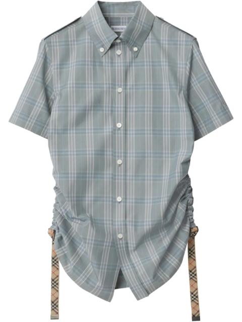 Burberry checked cotton shirt