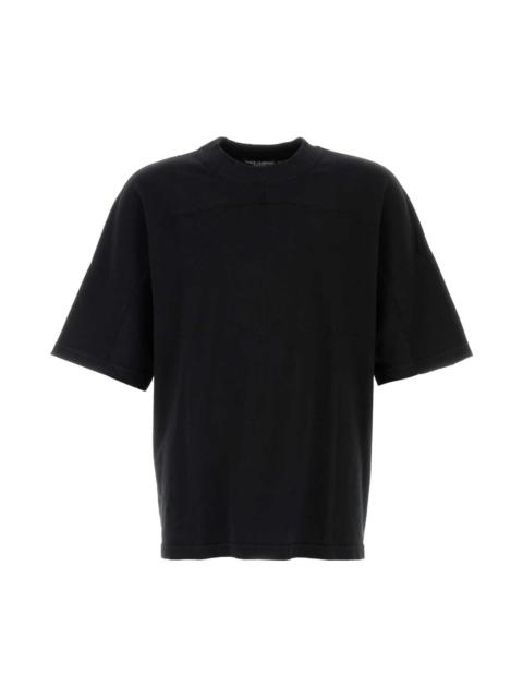 Dolce & Gabbana Black Cotton T-shirt