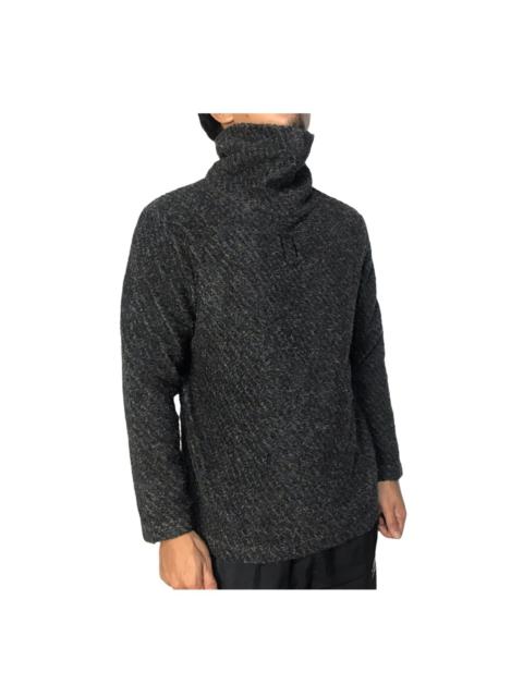 FENDI Fendi jeans embroid logo wool turtleneck fleece