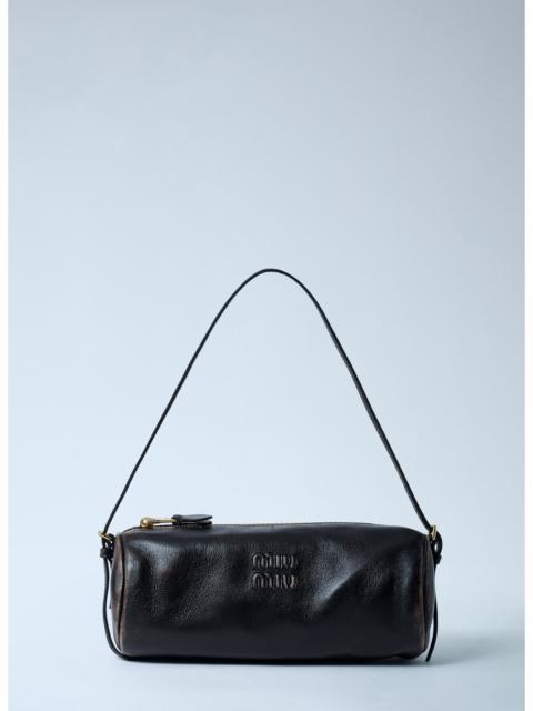 Miu Miu Miu Miu Women Leather Logo Motif Shoulder Bag