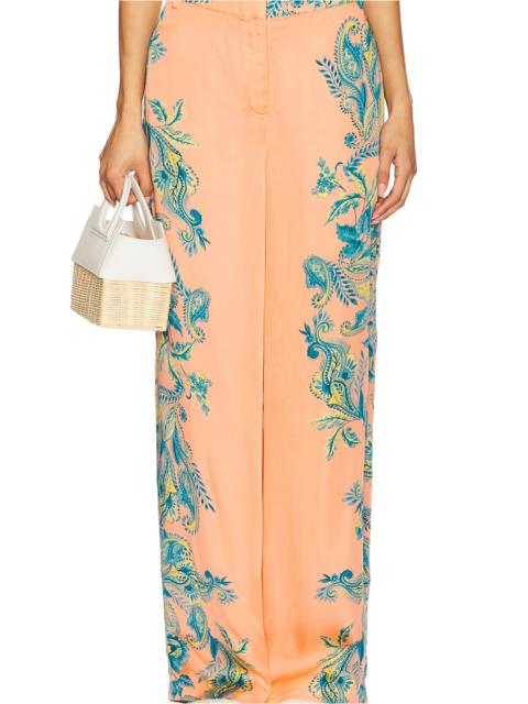 HEMANT & NANDITA Straight Pants With Buckle Belt