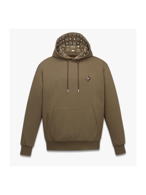 MCM MCM Essential Logo Patch Ponte Hoodie in Green at Nordstrom