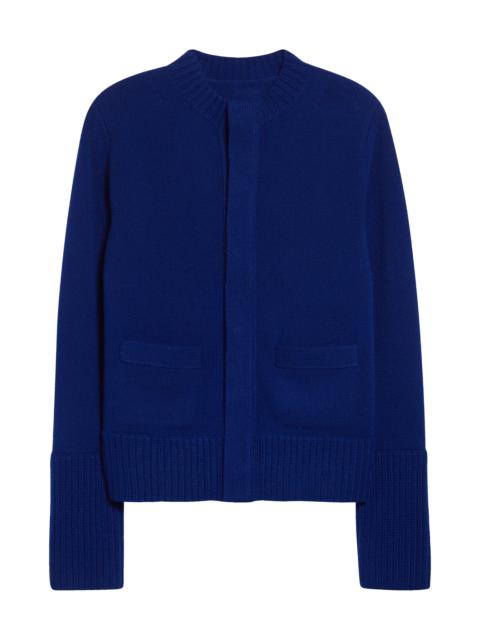 sacai Sacai Wool Cardigan in Blue at Nordstrom