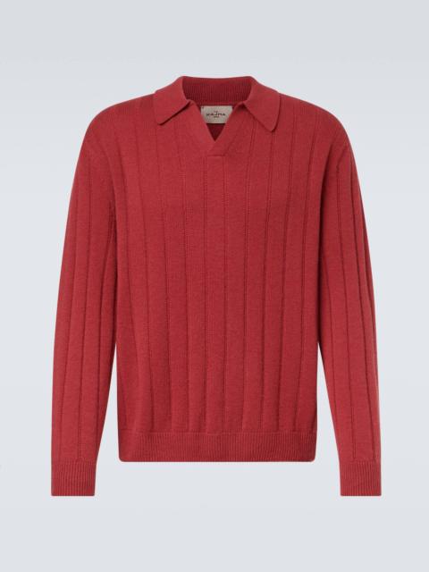 LE KASHA Sitia cashmere polo sweater