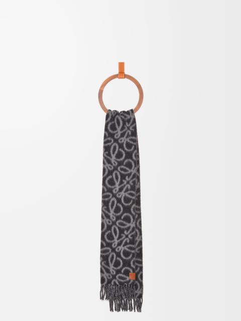 Loewe Anagram scarf in alpaca and wool