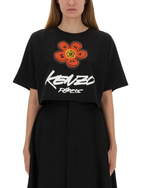 KENZO Kenzo Women Cropped T-Shirt "Futura"