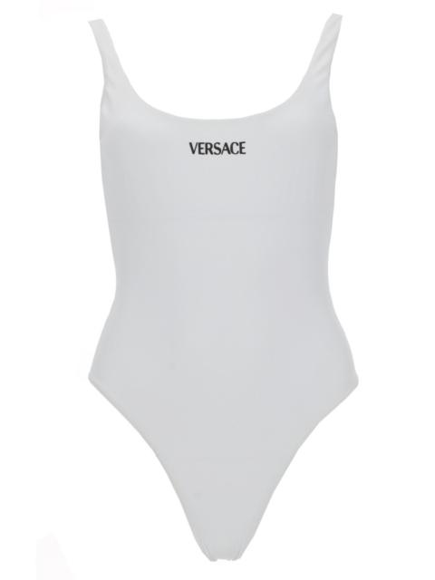 VERSACE ONE PIECE SWIMSUIT WITH LOGO