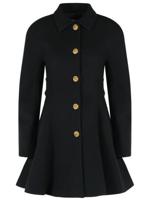 VERSACE Versace Black Wool Coat Women
