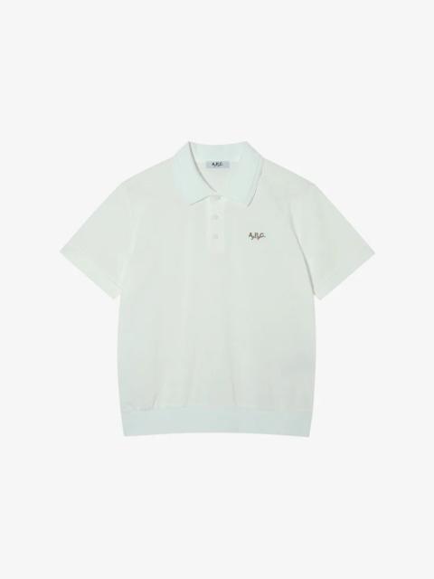 A.P.C. LOGO POLO SHIRT