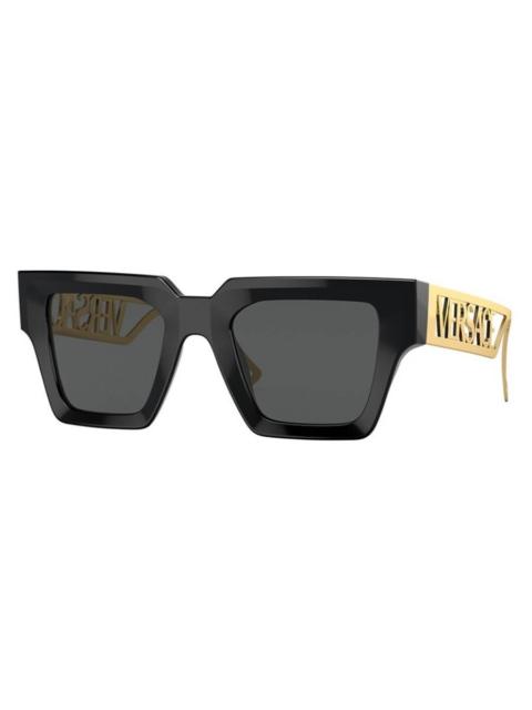 VERSACE Versace Grey Square Ladies Sunglasses VE4431F GB1/87 50