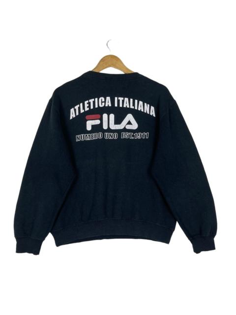 Other Designers Vintage 90s Fila Big Logo Crewneck Sweatshirt