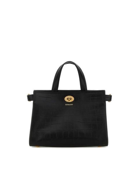 Burberry Burberry Black Leather Mini Cotswolds Handbag