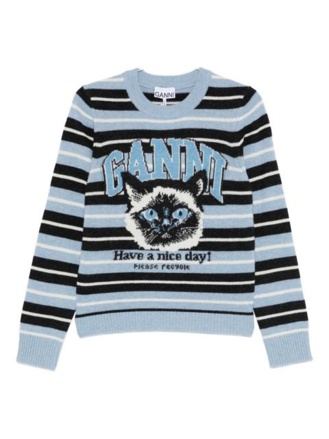 GANNI Ganni Women Wool Crewneck Sweater