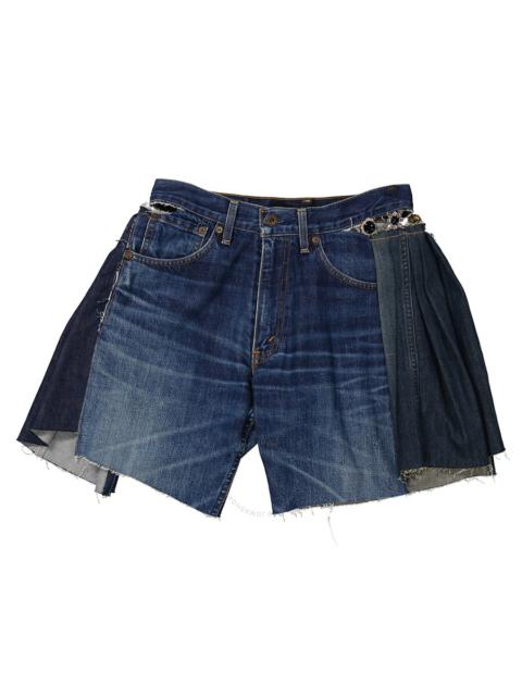 Other Designers Tiger in the Rain Ladies Tgr Shorts Denim Cutout