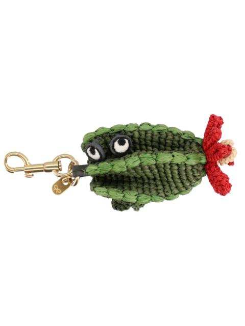Anya Hindmarch CAHRM RAFFIA CACTUS KEYCHAIN