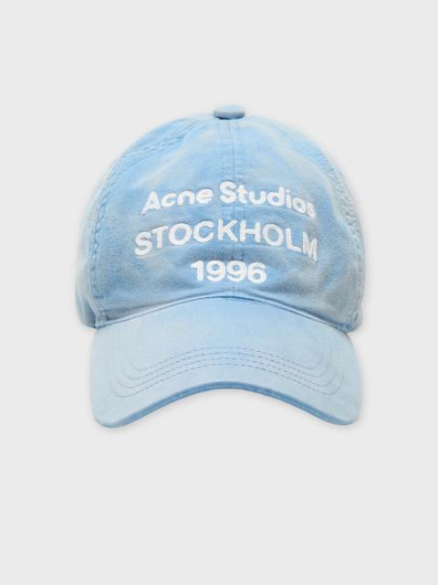 Acne Studios Cap Logo Light blue ONESIZE