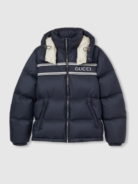 Nylon puffer jacket