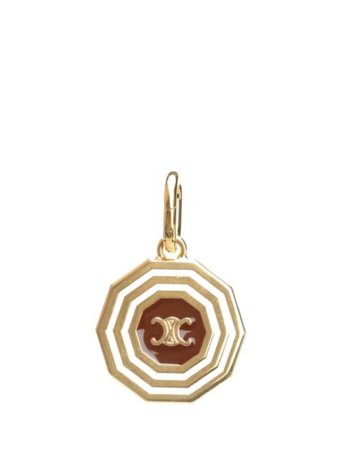CELINE Celine Women "Triomphe Decagon" Medal Charm