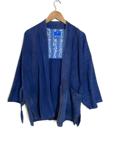 Other Designers Vintage Kendo Indigo Kimono Kapital Style