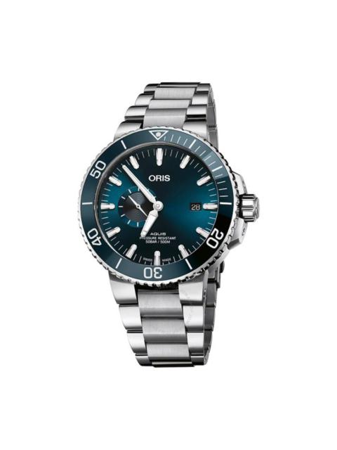 Other Designers Oris Oris Aquis Chronograph Automatic Blue Dial Men's Watch 01 743 7733 4155-07 8 24 05PEB