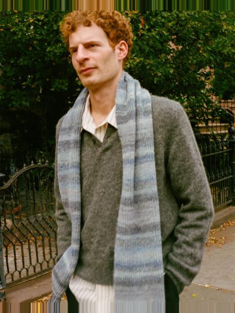 Corridor SPACEDYE ALPACA SCARF - BLUE