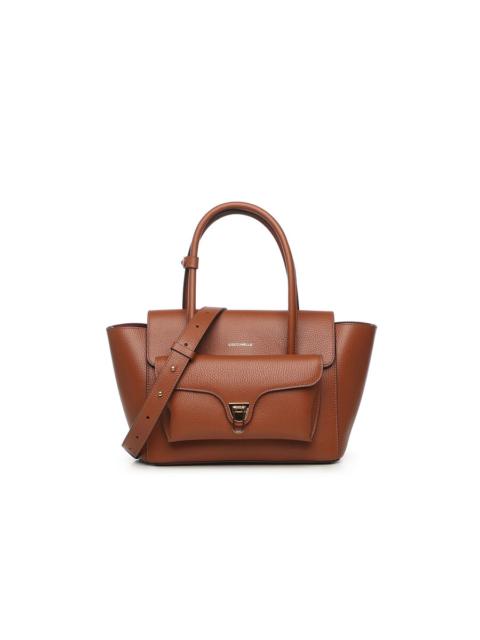 Other Designers Coccinelle Double Beat Medium Leather Bag