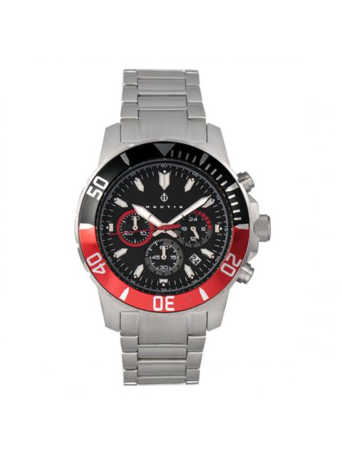 Other Designers Nautis Dive Chrono 500 Chronograph Quartz Black Dial Men's Watch 17065-J