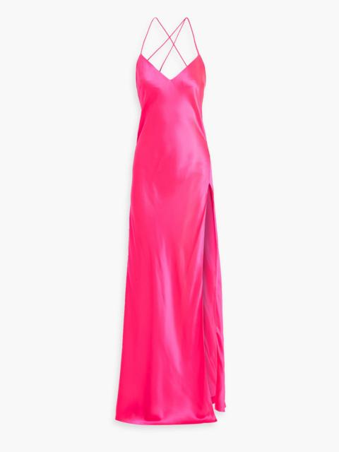 THE SEI Silk-satin gown