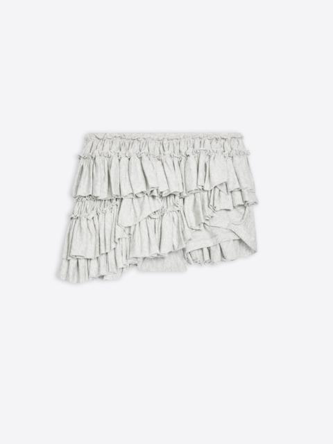 Dries Van Noten RUFFLED MICRO SHORTS