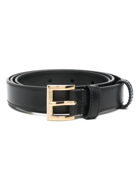 Prada Women Logo Leather Belt
